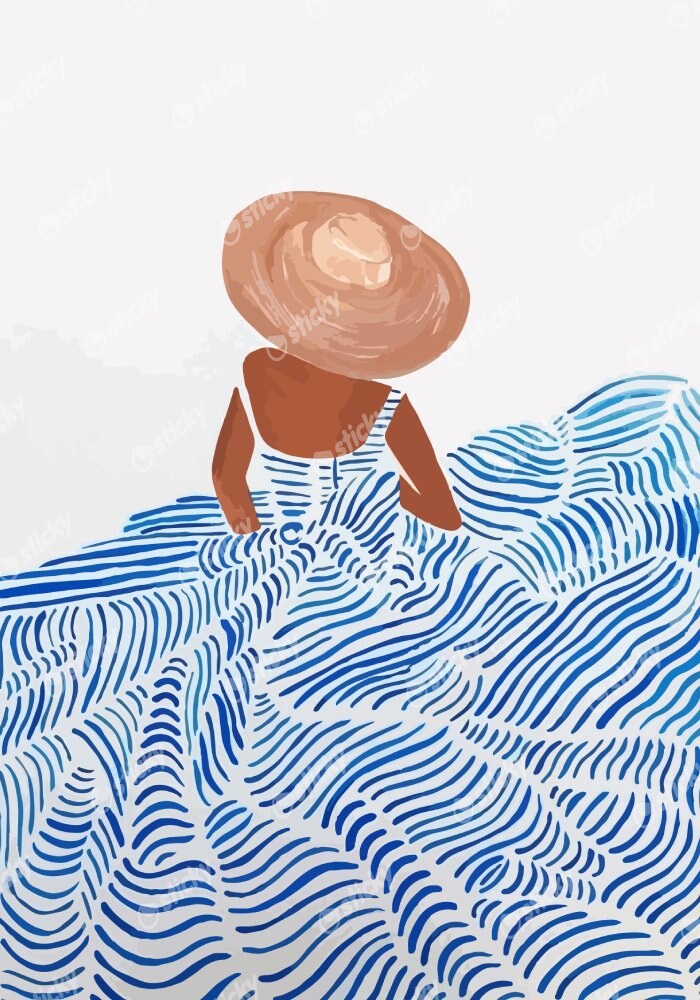 Πόστερ WAVES SUMMER DRESS