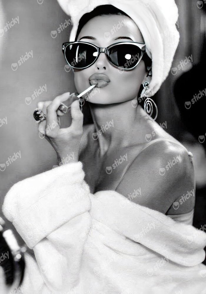 Πόστερ AUDREY HEPBURN LIPSTICK