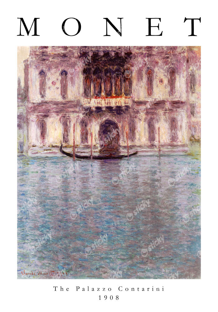 Πόστερ MONET - THE PALAZZO CONTARINI