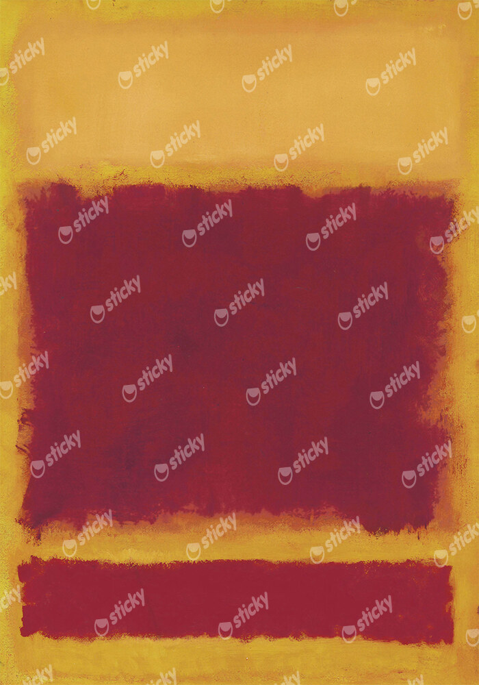 Πινακας σε καμβά ROTHKO - RED ORANGE