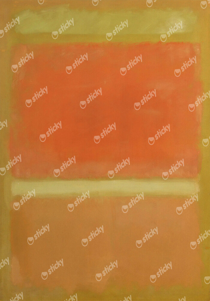 Πινακας σε καμβά ROTHKO - BROWN RED