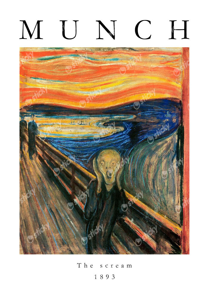 Πόστερ EDVARD MUNCH - THE SCREAM