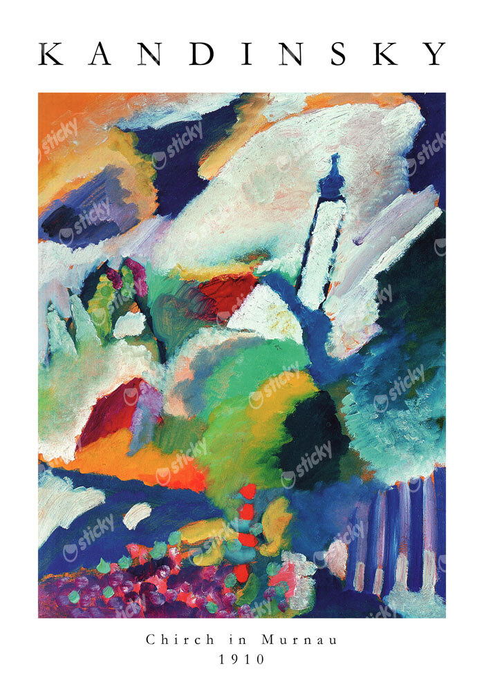 Πόστερ KANDINSKY - CHURCH IN MURNAU