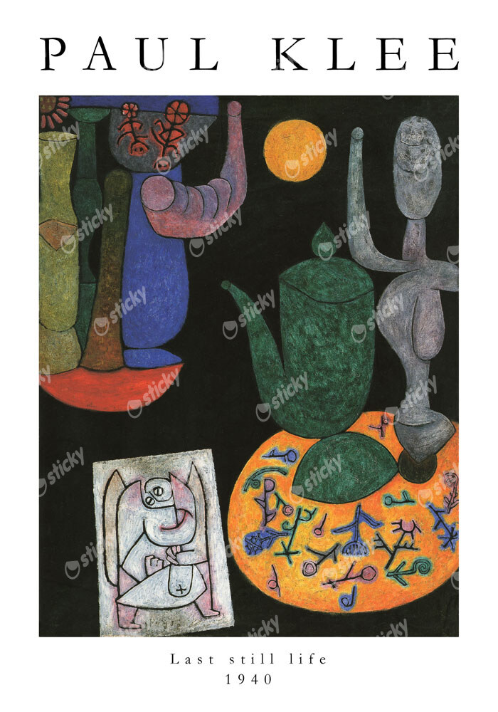 Πόστερ PAUL KLEE - LAST STILL LIFE