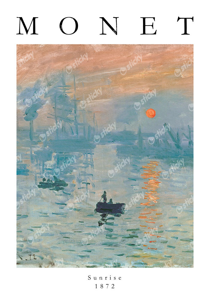 Πόστερ MONET - SUNRISE