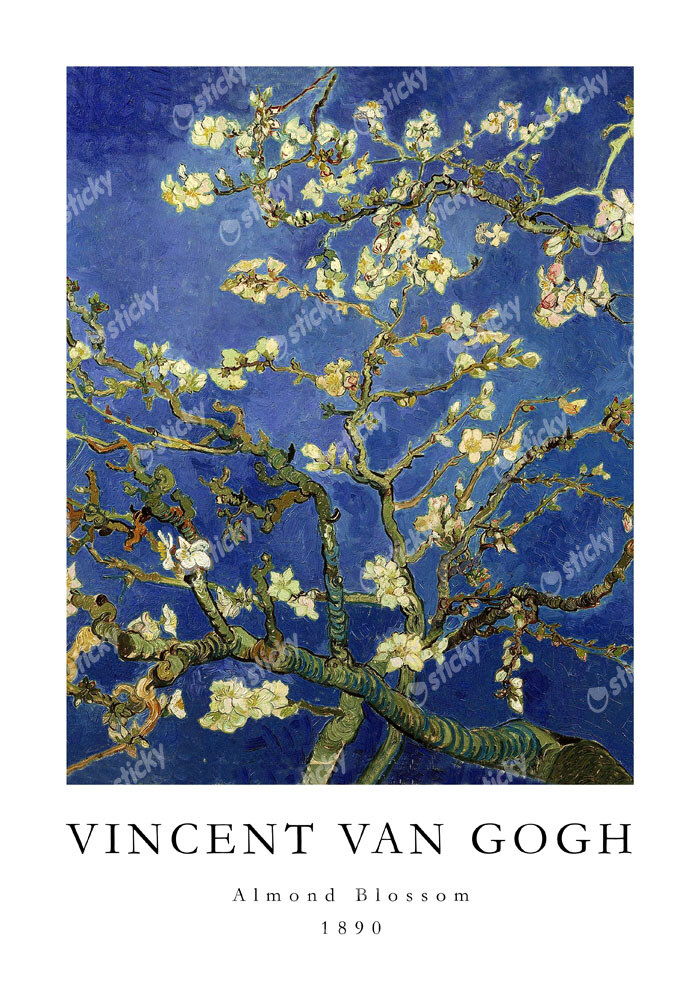 Πόστερ VAN GOGH - ALMOND BLOSSOM BLUE