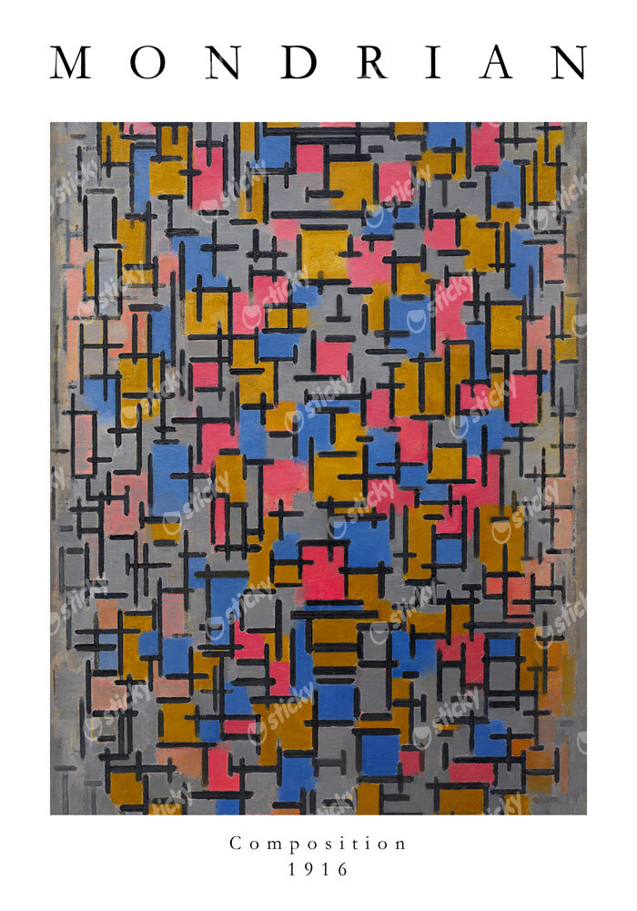 Πόστερ MONDRIAN - COMPOSITION