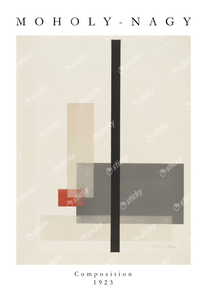 Πόστερ LASZLO MOHOLY-NAGY - COMPOSITION 1923