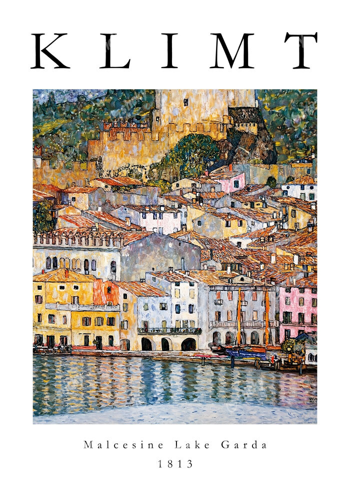 Πόστερ KLIMT - MALCESINE LAKE GARDA