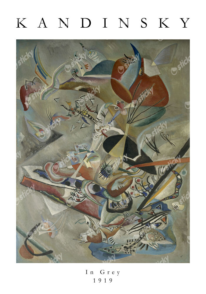 Πόστερ KANDINSKY - IN GREY