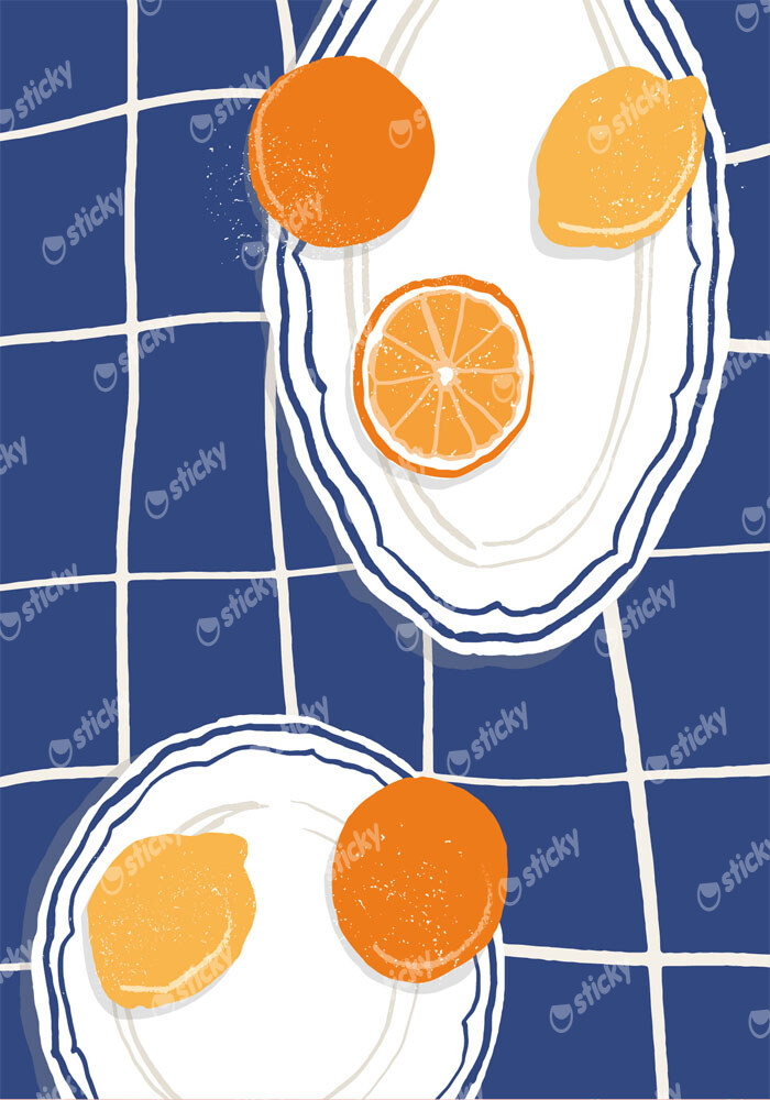 Πόστερ MINIMALIST ORANGES