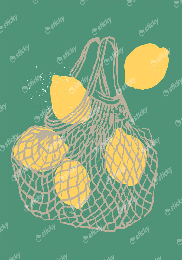 Πόστερ MINIMAL LEMONS