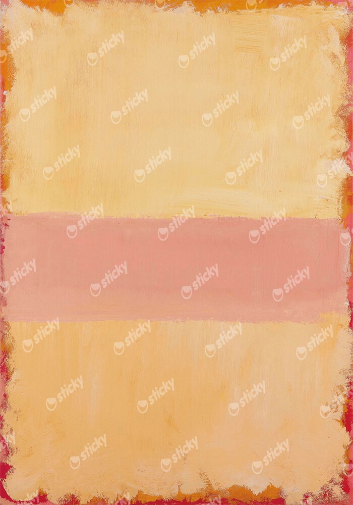 Πινακας σε καμβά ROTHKO - BEIGE PINK