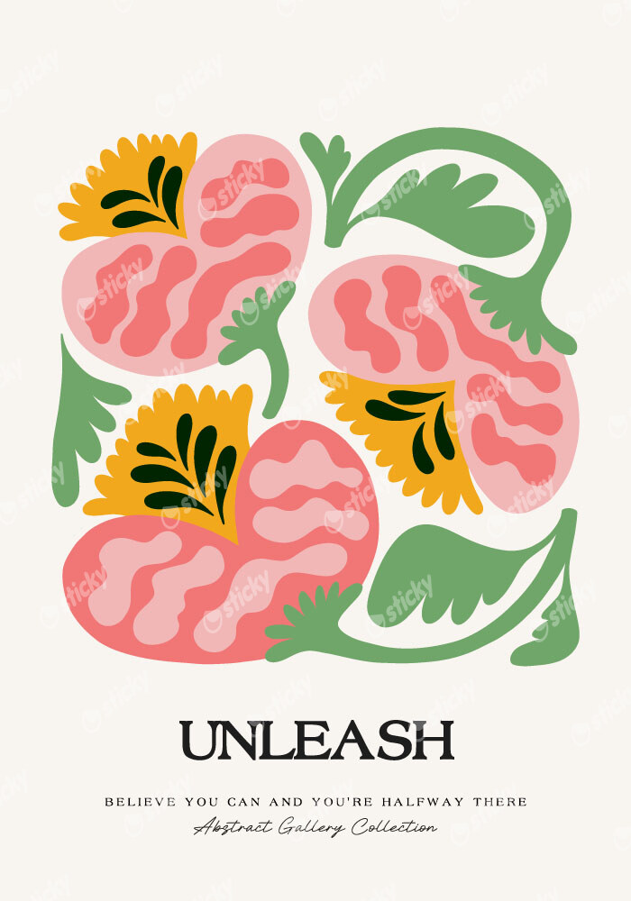 Πόστερ FLORAL MATISSE STYLE 3