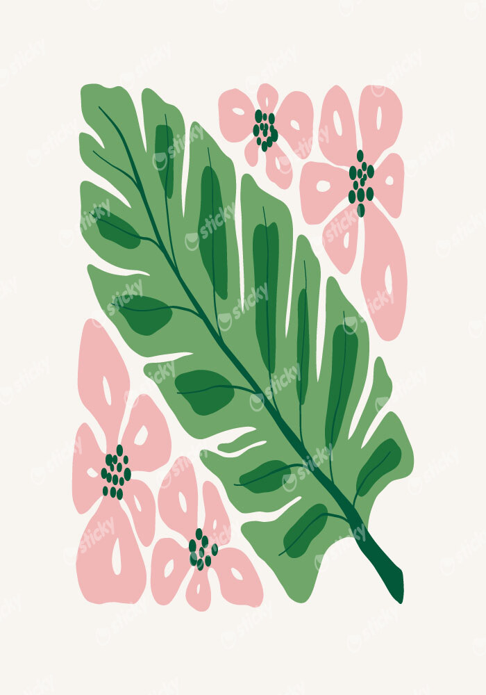 Πόστερ FLORAL MATISSE STYLE 5