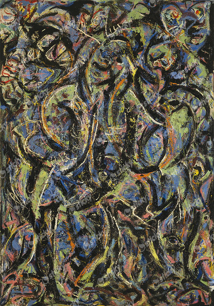 Πινακας σε καμβά JACKSON POLLOCK - GOTHIC 1944