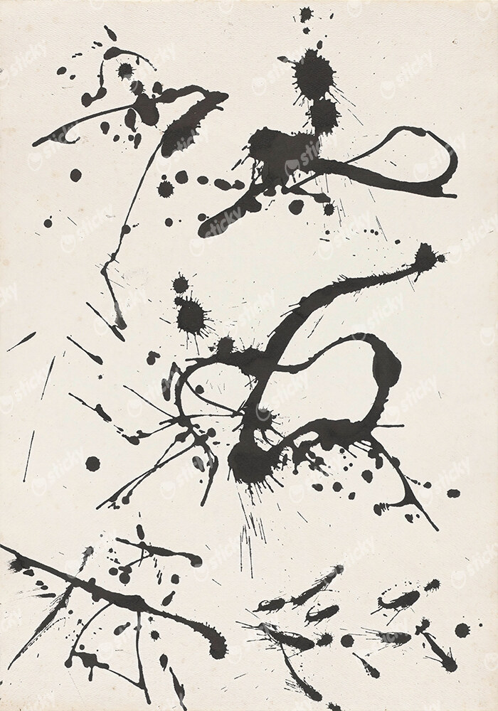 Πινακας σε καμβά JACKSON POLLOCK - UNTITLED C 1950