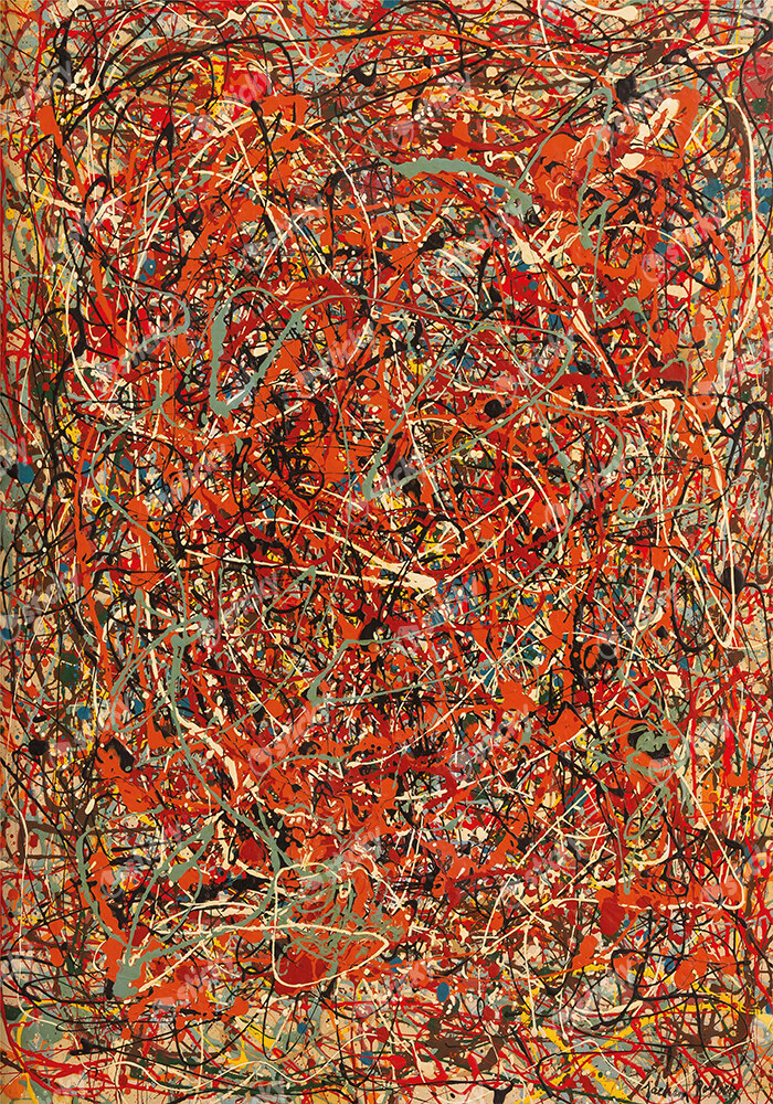 Πινακας σε καμβά JACKSON POLLOCK - THE FURY 1943