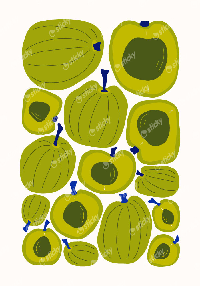 Πόστερ ABSTRACT AVOCADOS