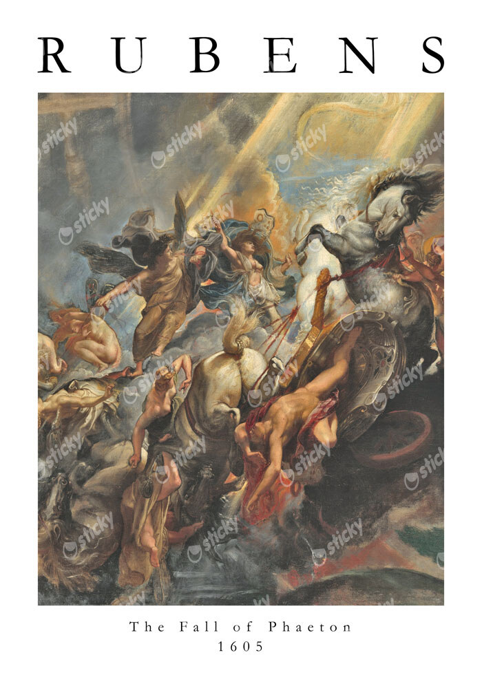 Πόστερ RUBENS - THE FALL OF PHAETON