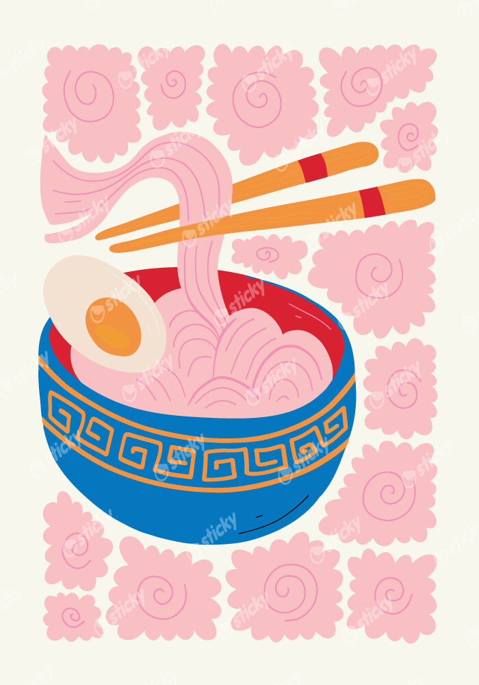 Πόστερ ABSTRACT RAMEN
