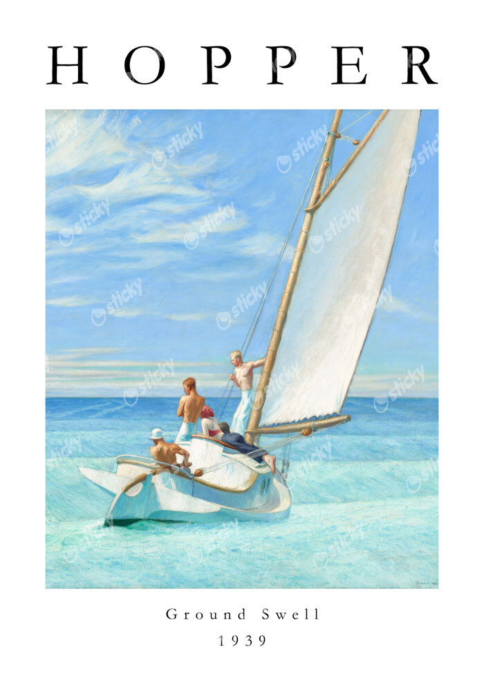 Πόστερ EDWARD HOPPER - GROUND SWELL