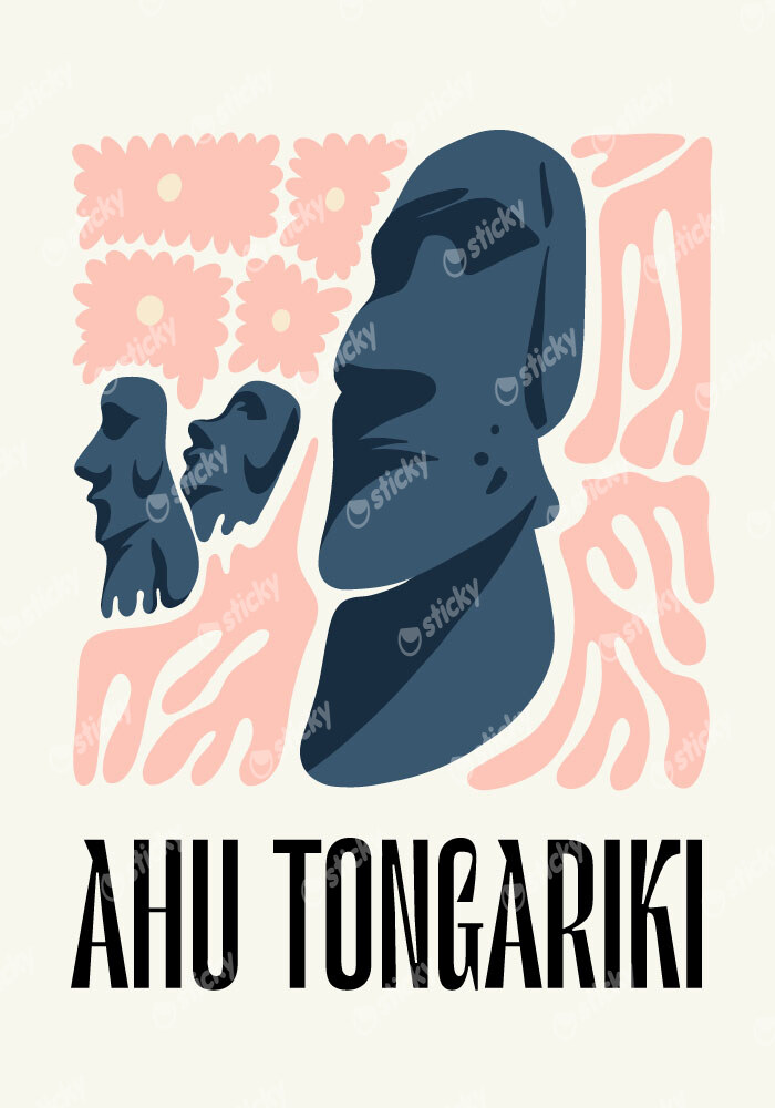 Πόστερ TRAVEL AHU TONGARIKI