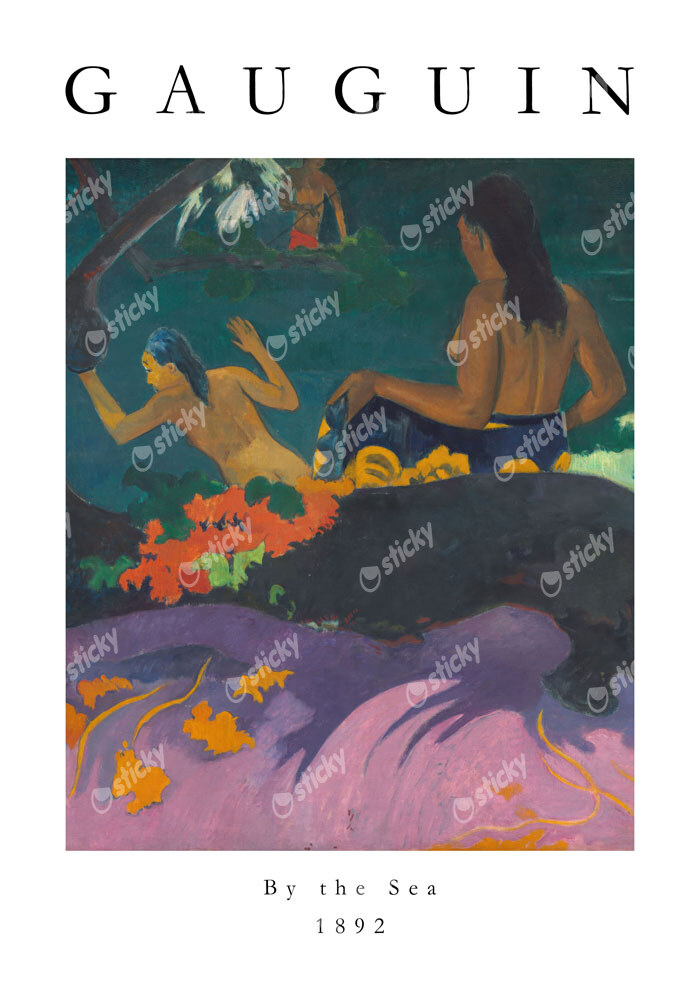Πόστερ PAUL GAUGUIN - BY THE SEA