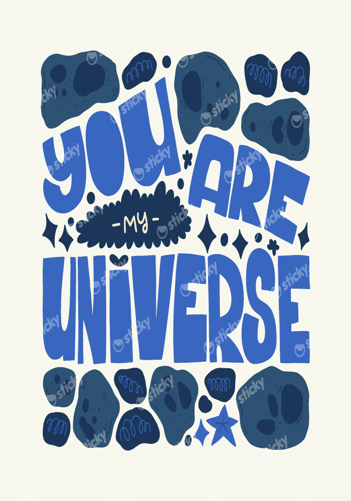 Πόστερ YOU ARE MY UNIVERSE