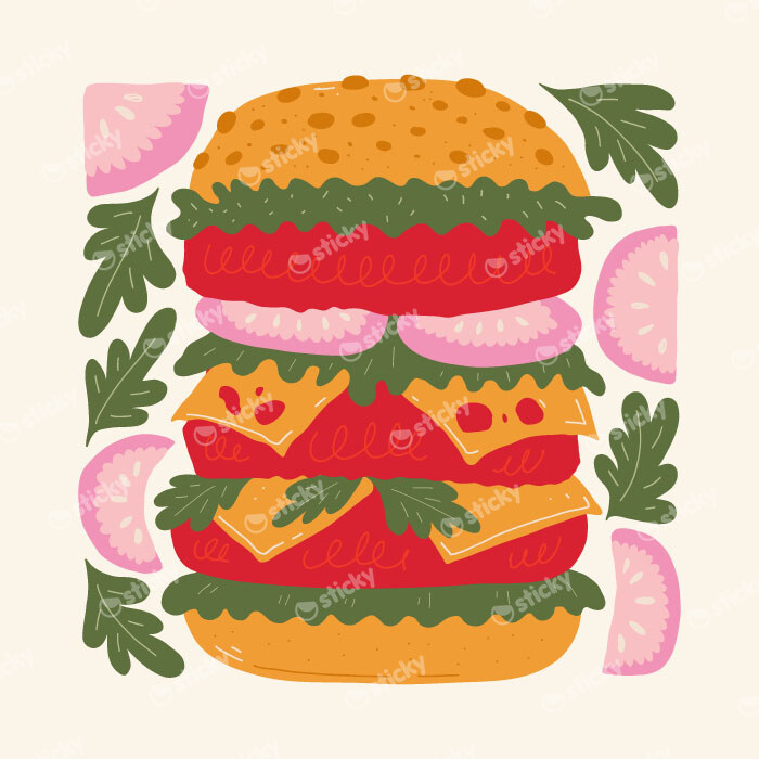 Πόστερ MATISSE STYLE BURGER