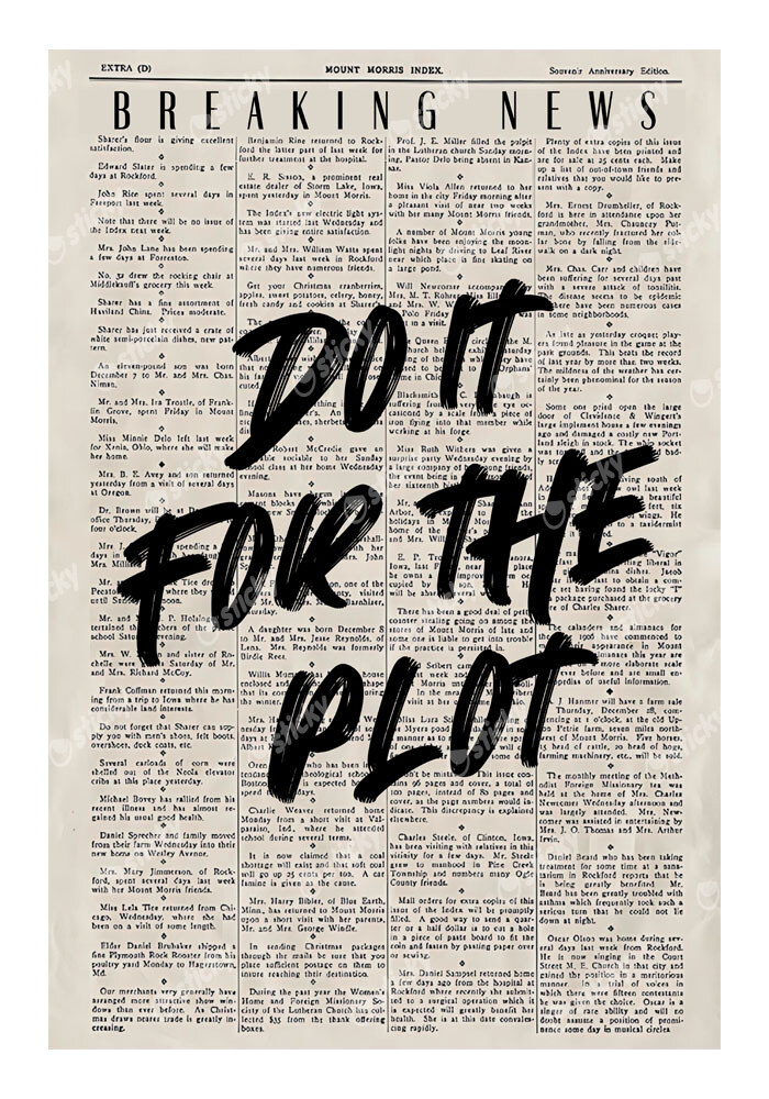 Πόστερ TRENDY DO IT FOR THE PLOT