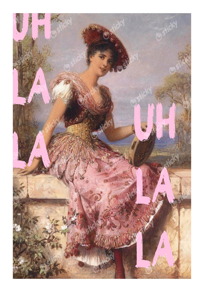 Πόστερ ALTERED ART UH LA LA