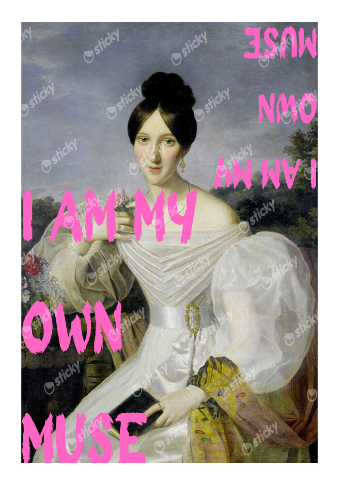Πόστερ ALTERED ART I AM MY OWN MUSE