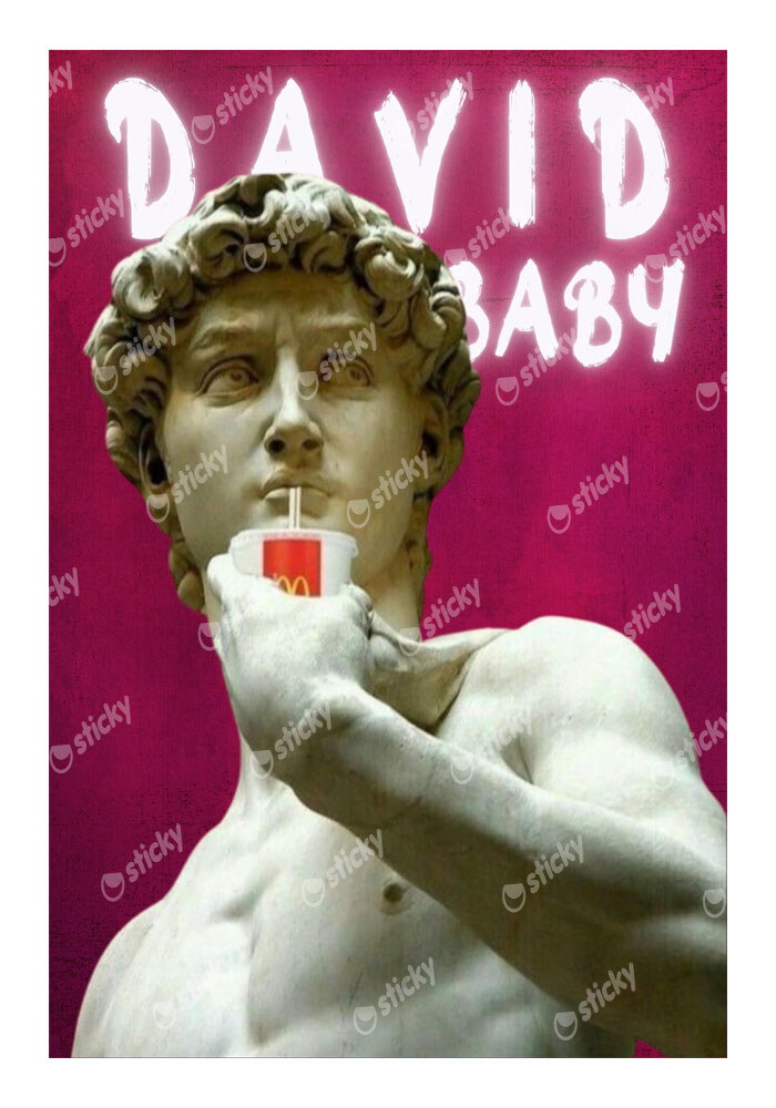 Πόστερ ALTERED ART DAVID BABY
