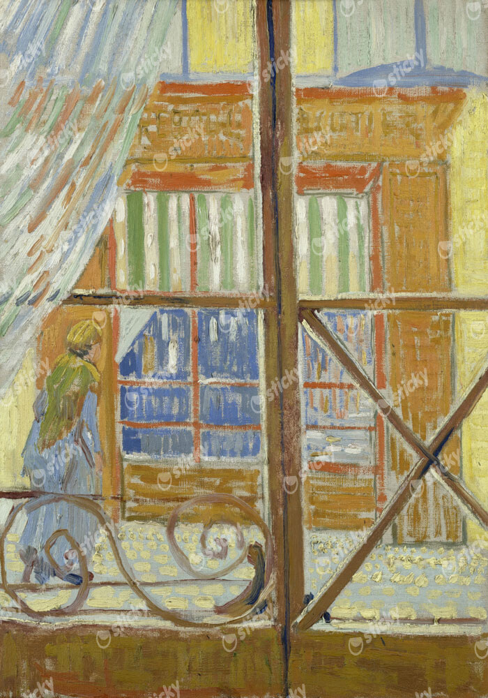Πινακας σε καμβά VAN GOGH - VIEW OF A BUTCHER'S SHOP
