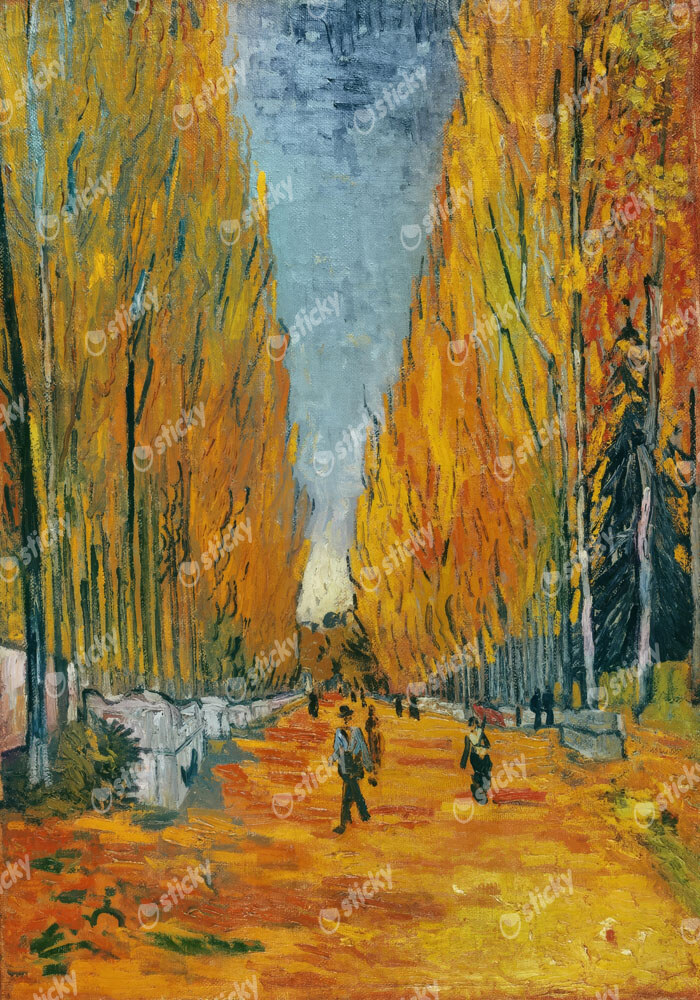 Πινακας σε καμβά VAN GOGH - L'ALLEE DES ALYSCAMPS ARLES