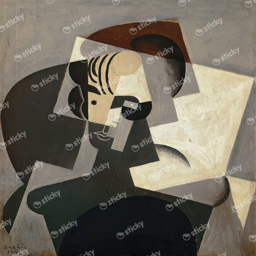 Πίνακας σε καμβά JUAN GRIS - PORTRAIT OF JOSETTE GRIS