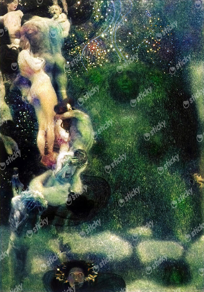 Πινακας σε καμβά KLIMT - PHILOSOPHY