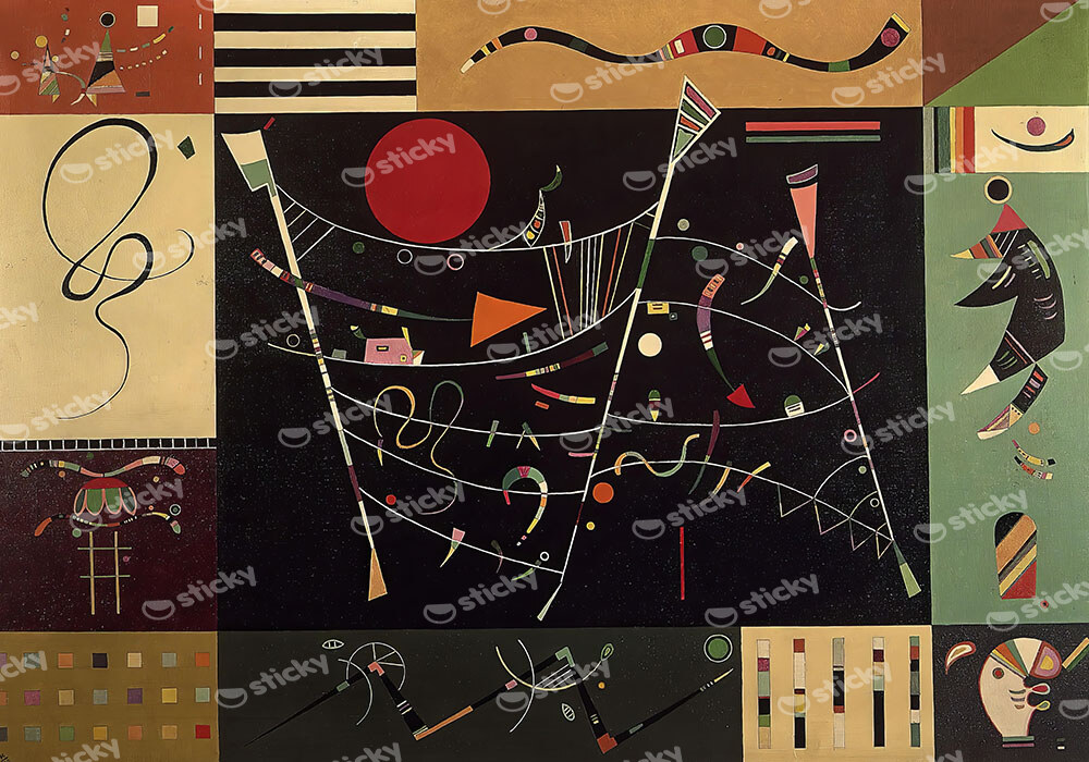 Πινακας σε καμβά KANDINSKY - THE WHOLE