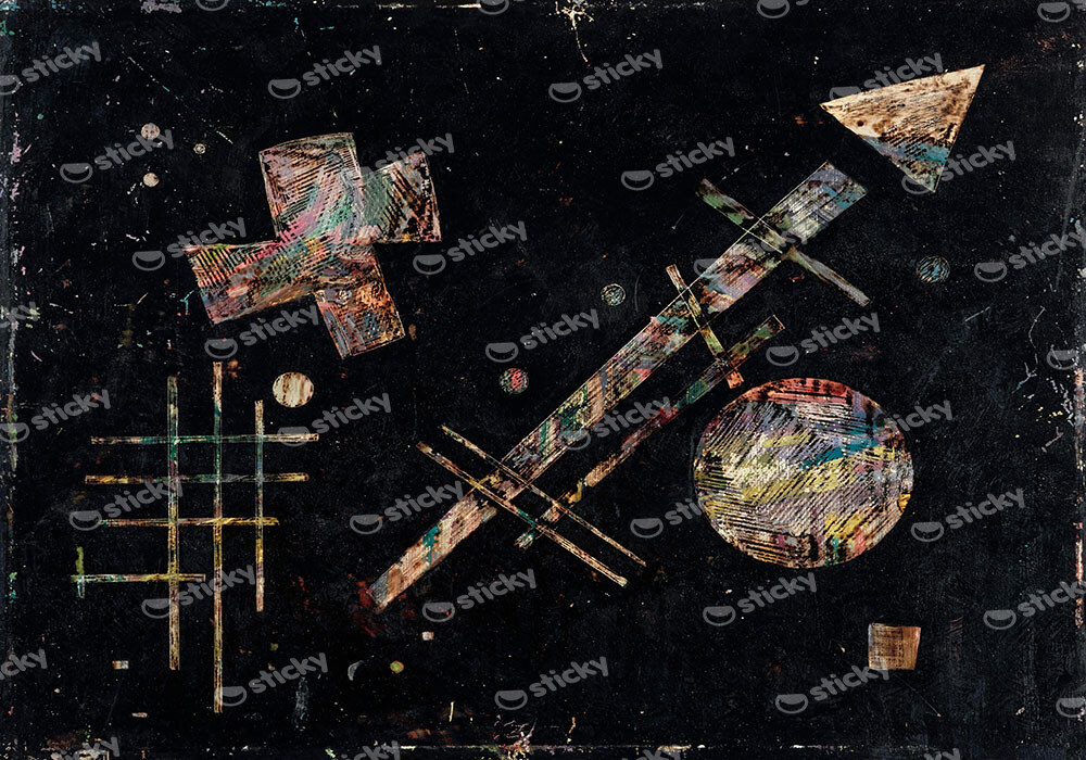 Πινακας σε καμβά KANDINSKY - ISOLATED SOUNDS