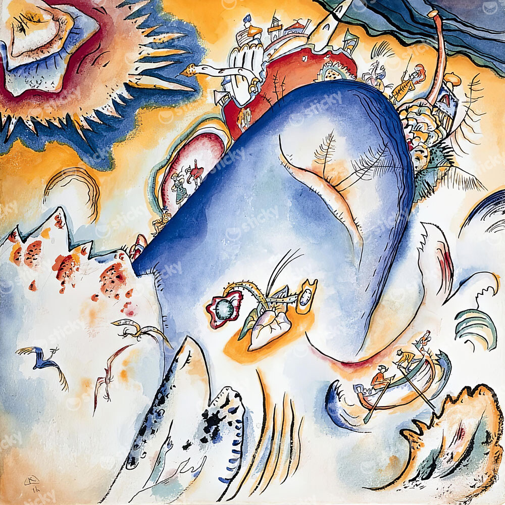 Πίνακας σε καμβά KANDINSKY - BIRDS