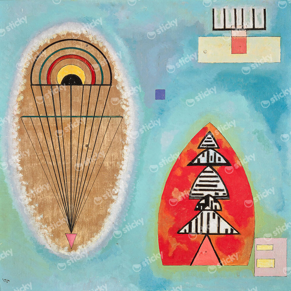 Πίνακας σε καμβά KANDINSKY - COLD