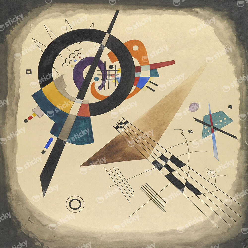 Πίνακας σε καμβά KANDINSKY - COMPOSITION 8
