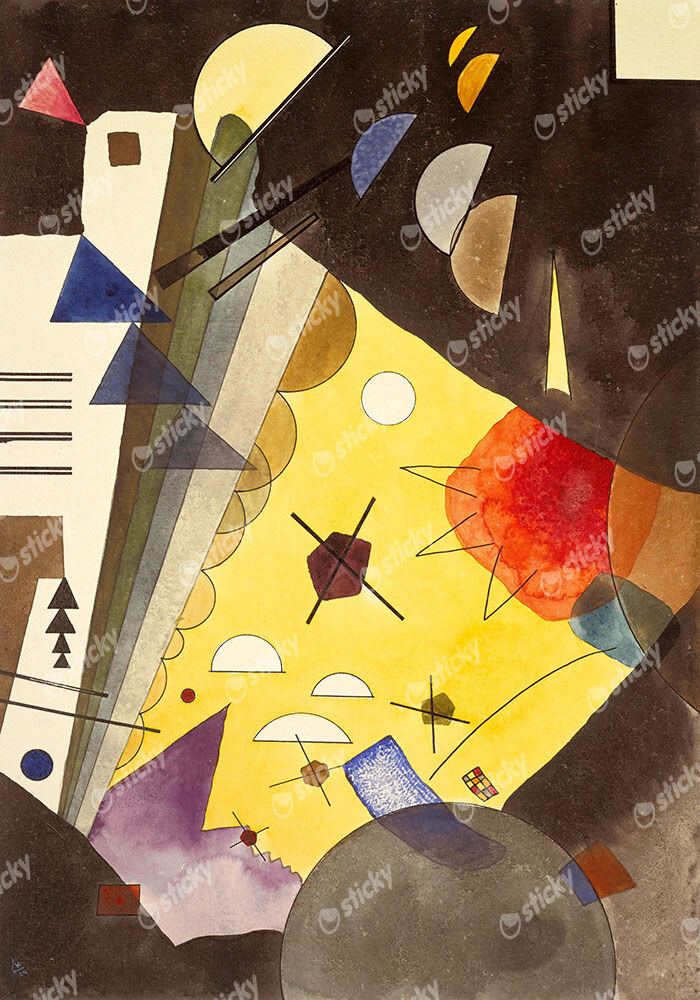 Πινακας σε καμβά KANDINSKY - TENSION IN HEIGHT