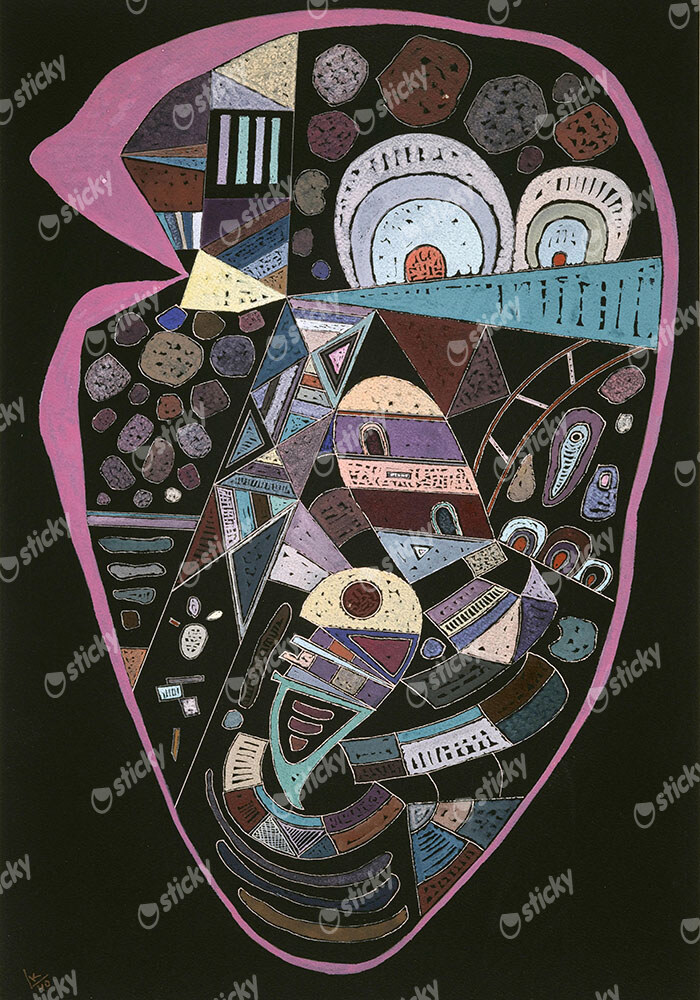 Πινακας σε καμβά KANDINSKY - UNTITLED 1940