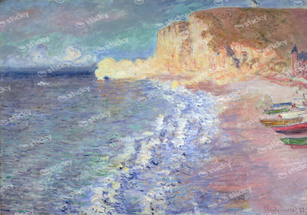 Πινακας σε καμβά MONET - MORNING AT ETRETAT