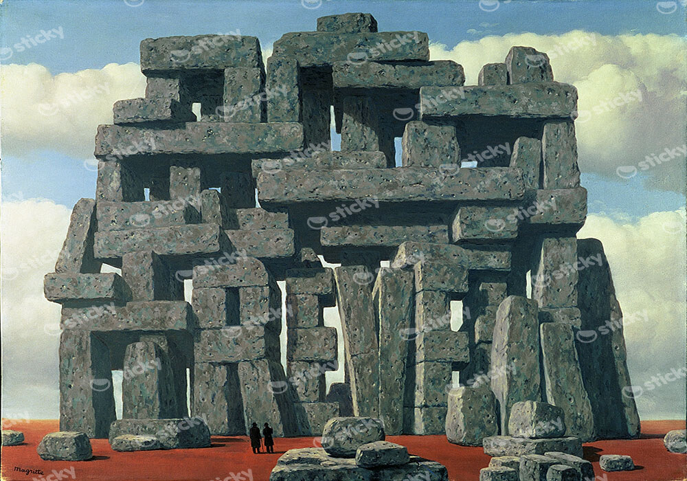 Πινακας σε καμβά MAGRITTE - THE ART OF CONVERSATION 1950