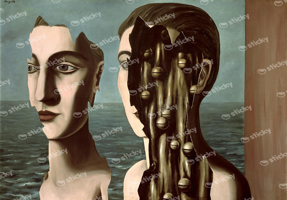 Πινακας σε καμβά MAGRITTE - THE DOUBLE SECRET