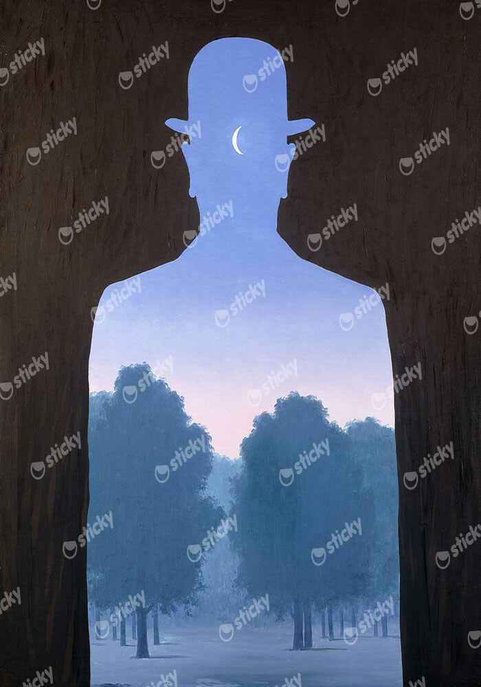 Πινακας σε καμβά MAGRITTE - A FRIEND OF ORDER
