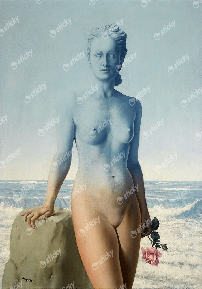 Πινακας σε καμβά MAGRITTE - BLACK MAGIC